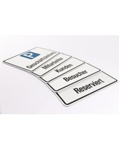 Parkplatzschild aus Aluverbund - 200 x 300mm