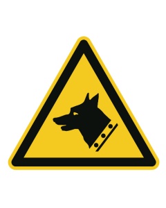 Warnzeichen, Warnung vor Wachhund, ISO/ASR, 12,5-50mm 10/Bogen
